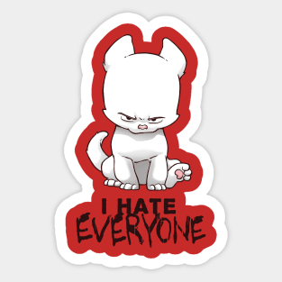 Haaaaate Sticker